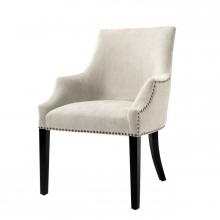 Eichholtz A112026 - Legacy Dining Chair, Clarck Sand Fabric, Black Legs, 36.22"H (A112026 )