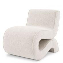 Eichholtz A116029 - Bond Armchair, Boucle Cream Fabric, 26.77"H (A116029 )