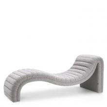 Eichholtz A116132 - Pioneer Chaise Lounge, Boucle Gray Fabric, 64.96"W (A116132 )