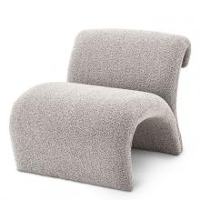 Eichholtz A116846 - Vignola Armchair, Boucle Gray Fabric, 26.38"H (A116846 )