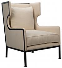 CFC UP047-Canvas - Franz Side Chair, Canvas Grade A, Black Frame, 42"H UP047-Canvas