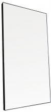 CFC CM128 - Minimalist Mirror, Large, Clear, Black Frame, 36"W CM128