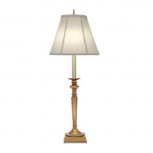 Stiffel BL-5341-A910-AB - Candlestick Lamp, 1-Light, Antique Brass, Ivory Shadow Fabric Shade, 31"H BL-5341-A910-A