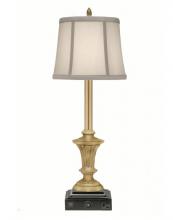 Stiffel BL-K6122-A787-ABR - Desk Lamp, 1-Light, Artisan Brass, Ivory Shadow Fabric Shade, "W BL-K6122-A787-ABR