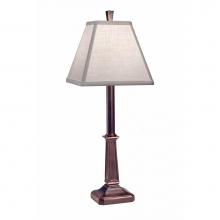 Stiffel BL-N8167-OB - Buffet Lamp, 1-Light, Oxidized Bronze, Cream Aberdeen Fabric Shade, 22"H BL-N8167-OB