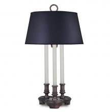 Stiffel DL-N7483-N2410-AOB - Desk Lamp, 1-Light, Antique Old Bronze, Black Opaque Gold Foil Fabric Shade, "W DL-N7483