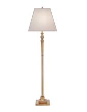 Stiffel FL-6425-C521-PHB - Floor Lamp, 1-Light, Polished Honey Brass, Cream Aberdeen Hardback Fabric Shade, 63"H FL