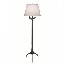 Stiffel FL-A902-12826W-OB - Floor Lamp, 4-Light, Oxidized Bronze, Cream Aberdeen Fabric Shade, 67"H FL-A902-12826W-O