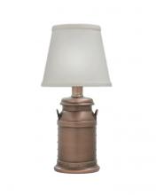 Stiffel ML-AC9509-AOB - Table Lamp, 1-Light, Antique Old Bronze, Cream Aberdeen Fabric Shade, 13"H ML-AC9509-AOB