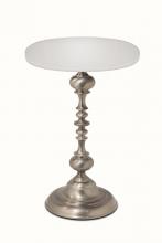 Stiffel TBL-1320-C422-AN - Side Table, Antique Nickel, Opal Acrylic Top, 24"H TBL-1320-C422-AN