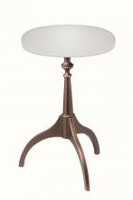 Stiffel TBL-A902-1282-OB - Side Table, Oxidized Bronze, Opal Acrylic Top, 24"H TBL-A902-1282-OB