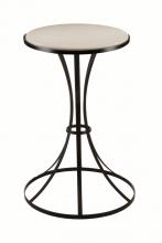 Stiffel TBL-CUS-WIR1-OB - Side Table, Oxidized Bronze, White Top, 30"H TBL-CUS-WIR1-OB