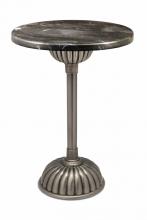 Stiffel TBL-K6184-N7577-PW - Side Table, Pewter, Black, 26"H TBL-K6184-N7577-PW