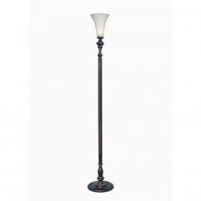 Stiffel TCH-6654-6181-OB - Torchiere, 1-Light, Oxidized Bronze, Opal Glass Shade, "W TCH-6654-6181-OB