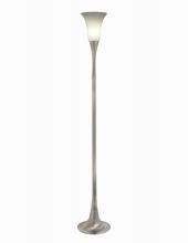 Stiffel TCH-K6184-6670-SN - Torchiere, 1-Light, Satin Nickel, Opal Glass Shade, "W TCH-K6184-6670-SN