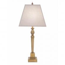 Stiffel TL-2117-C521-PHB - Table Lamp, 1-Light, Polished Honey Brass, Cream Aberdeen Hardback Fabric Shade, 33"H TL