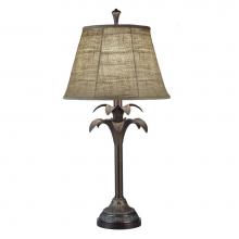 Stiffel TL-5870-6716-BOM - Table Lamp, 1-Light, Bombay Bronze, Natural Burlap Softback Fabric Shade, 33"H TL-5870-6