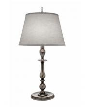 Stiffel TL-6650-6653-AN - Table Lamp, 1-Light, Antique Nickel, Cream Aberdeen Fabric Shade, 30"H TL-6650-6653-AN