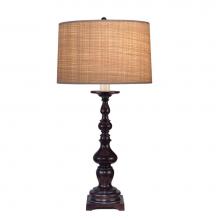 Stiffel TL-A764-A573-JB - Table Lamp, 1-Light, Japanese Bronze, Natural Raffia Fabric Shade, 32"H TL-A764-A573-JB