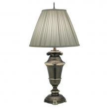 Stiffel TL-A835-RB - Table Lamp, 1-Light, Roman Bronze, Box Pleated Ivory Shadow Fabric Shade, 33"H TL-A835-R