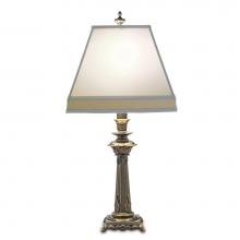 Stiffel TL-A856-RB - Table Lamp, 1-Light, Roman Bronze, Off-White & Tan Camelot Fabric Shade, 33"H TL-A856-RB