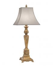 Stiffel TL-A941-AC2035-PHB - Table Lamp, 1-Light, Polished Honey Brass, Cream Aberdeen Fabric Shade, 32"H TL-A941-AC2