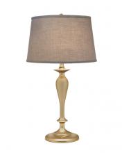 Stiffel TL-A976-OCB - Table Lamp, 1-Light, Oculux Bronze, Geneva Linen Ash Fabric Shade, 28"H TL-A976-OCB