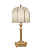 Stiffel TL-AC4960-GG - Table Lamp, 1-Light, Gilded Gold, Off-White Silk Shantung, 27"H TL-AC4960-GG