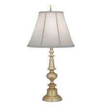 Stiffel TL-N4554-N4555-MS - Table Lamp, 1-Light, Milano Silver, Oyster Silksheen Fabric Shade, 31"H TL-N4554-N4555-M