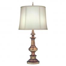 Stiffel TL-N6561-AB - Table Lamp, 1-Light, Antique Brass, Ivory Shadow Fabric Shade, 33"H TL-N6561-AB