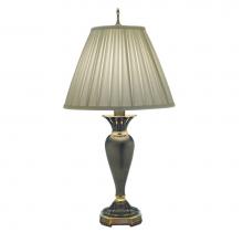 Stiffel TL-N8705-RB - Table Lamp, 1-Light, Roman Bronze, Box Pleated Ivory Shadow Fabric Shade, 34"H TL-N8705-