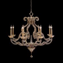 John-Richard AJC-8680 - Paris Chandelier, 8-Light, Gold Leaf, 34&34;W AJC-8680