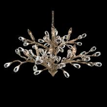 John-Richard AJC-8850 - Budding Crystal Chandelier, 10-Light, Antique Silver, 39&34;W AJC-8850