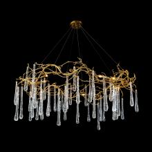 John-Richard AJC-8980 - Branched Crystal Chandelier, 8-Light, Antique Brass, 51&34;W AJC-8980