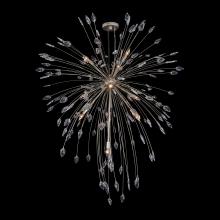 John-Richard AJC-9239 - ystal Constellation Pendant, 10-Light, Antique Silver Leaf, 48&34;W AJC-9239