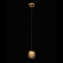 John-Richard AJC-9251 - sho Mini Pendant, 2-Light, Integrated LED, Antique Brass, 6.75&34;W AJC-9251