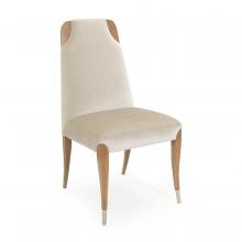 John-Richard AMF-1772-1117-AS - Shoreside Dining Chair, Beige Fabric, Wood Legs, 40&34;H AMF-1772-1117-AS