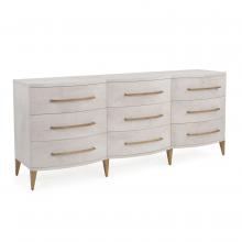 John-Richard EUR-01-0408 - Traviso Chest, Beige, Antique Gold, 84.25&34;W EUR-01-0408