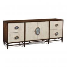 John-Richard EUR-04-0453 - Mercia Credenza, Linen, Dark Wood, 87&34;W EUR-04-0453