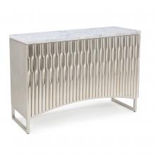 John-Richard EUR-04-0694 - Bourdon Chest, Silver, White Marble Top, 48&34;W EUR-04-0694