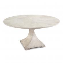 John-Richard EUR-10-0107 - Lavertezzo Dining Table, Distressed White, 62&34;W EUR-10-0107