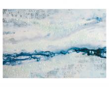 John-Richard GBG-2213 - Estuary Framed Art, White, Blue, 40&34;H x 60&34;W x 2&34;D GBG-2213