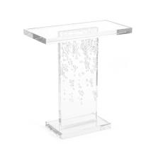 John-Richard JFD-0289 - Crystal Glass Drops Accent Table, Clear, 10&34;W JFD-0289