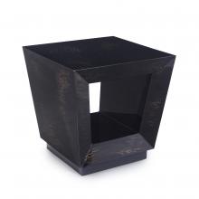 John-Richard JFD-0342 - Draco Side Table, Square, Black, Gold, 22&34;H JFD-0342