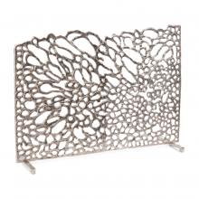 John-Richard JRA-10013 - Organic Fire Screen, Nickel, 49.5&34;W JRA-10013