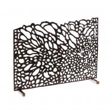 John-Richard JRA-10014 - Organic Fire Screen, Bronze, 49.5&34;W JRA-10014