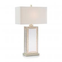 John-Richard JRL-10347 - ight, White, Champagne, Off-White Linen Rectangle Shade, 36.5&34;H JRL-10347