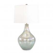 John-Richard JRL-10690 - Table Lamp, 1-Light, Gray, Green, White Taper Round Shade, 29&34;H JRL-10690