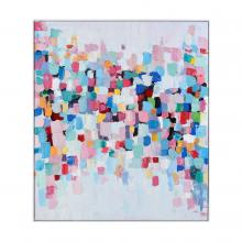 John-Richard JRO-3254 - Framed Art, White, Multicolored, 51.5&34;H x 58.75&34;W x 2&34;D JRO-3254