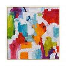 John-Richard JRO-3255 - t Framed Art, White, Multicolored, 58.5&34;H x 58.5&34;W x 2&34;D JRO-3255